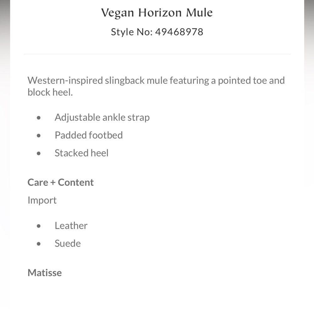 **SOLD** Free People x Coconuts by Matisse Vegan Horizon Mule - Picture 11 of 14